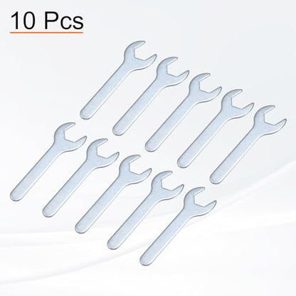 10pcs Small Wrench Open End Wrench 22x126x2.8mm Metric U (10 Count)