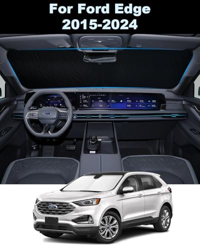 2026 Upgrade Foldable Front Windshield Sunshade fit for Ford Edge 2015