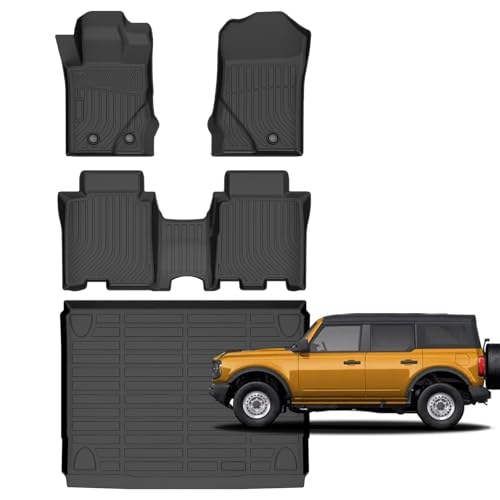 for Ford Bronco Floor Mats 4 Door 2021