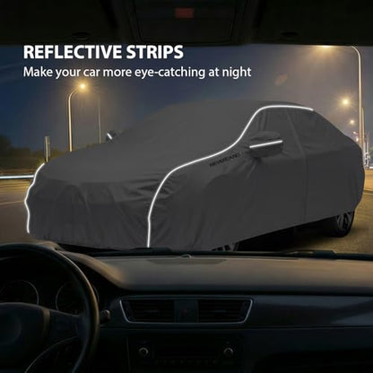 Sedan Car Cover Waterproof Heavy Duty Full Car Cover 175