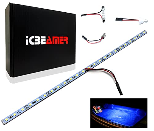 12" High Power Blue 18 SMDs 2835 LED Strip Light Universal Fit Car Trunk Cargo Area or Interior Illumination Cargo Area or Interior Illumination Decoration