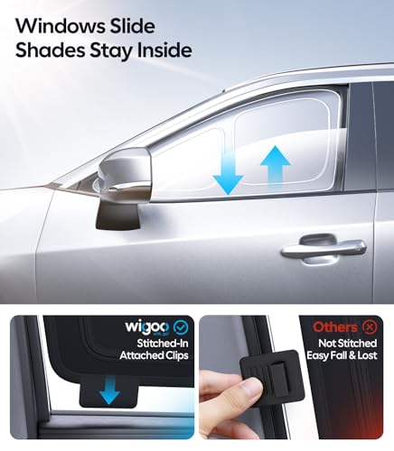 2026 8PC Full Set Window Sunshade for Chrysler Pacifica 2017 (8 Count)