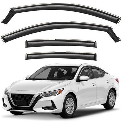 Window Deflectors Smoke Tinted in (4 Count)