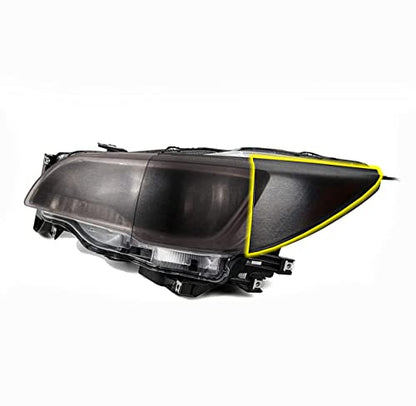 Luxe LightWrap Dark Metal Universal Tail & Headlight Tint Kit