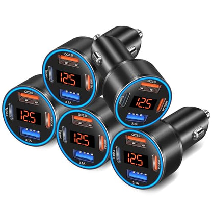 5 Pack Car Charger USB C