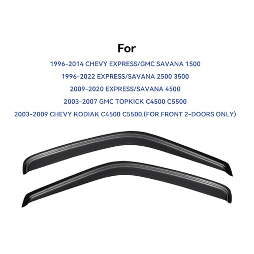Window Visors Rain Guards for 1996 (2 Count)