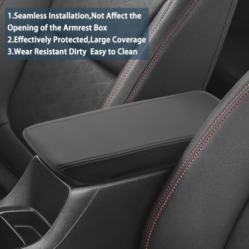 Armrest Console Cover Compatible with 2027 Chevy Bolt Center Console Cover Armrest Pad