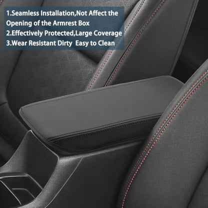 Armrest Console Cover Compatible with 2027 Chevy Bolt Center Console Cover Armrest Pad