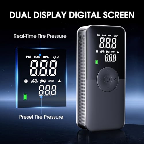 Cordless Tire Inflator Portable Air Compressor