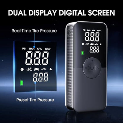 Cordless Tire Inflator Portable Air Compressor