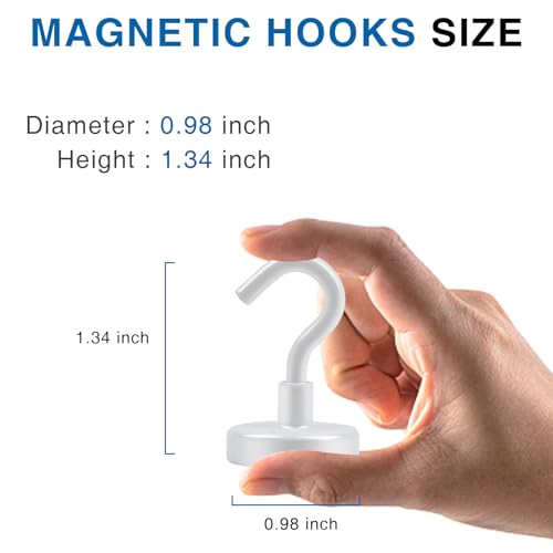 Magnetic Hooks for Cruise Cabins (6 Count)