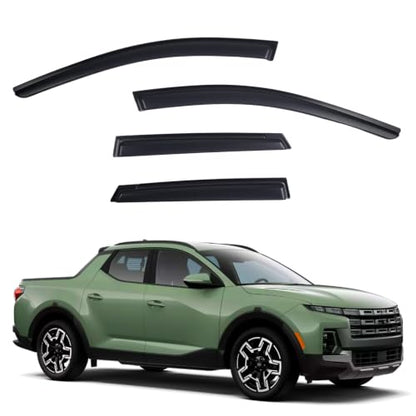 Window Visors Rain Guards fits Hyundai Santa Cruz 2022 (4 Count)