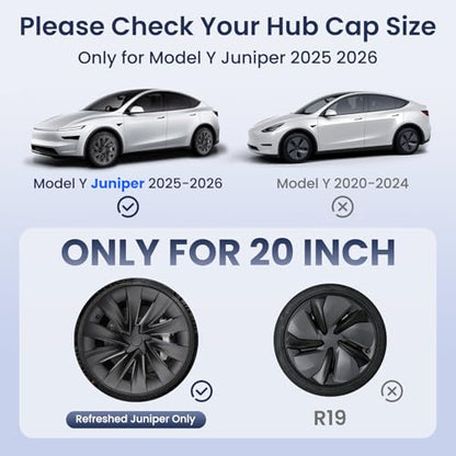 Model Y Wheel Covers 20 inch Juniper Helix 2.0 2025 2026