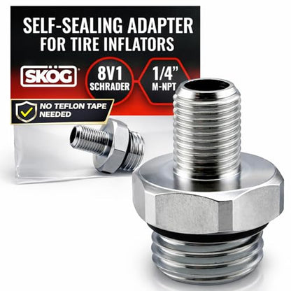 Self Sealing Tire Inflator Adapter