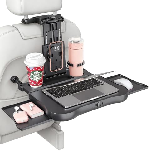 Car Back Seat Tray with Extendable Table