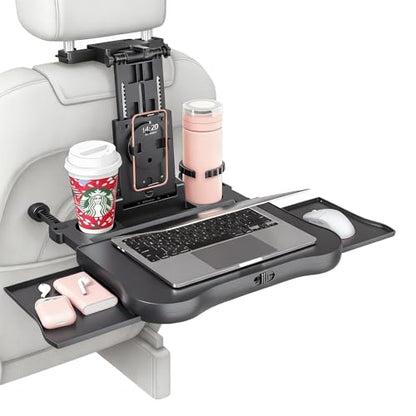 Car Back Seat Tray with Extendable Table