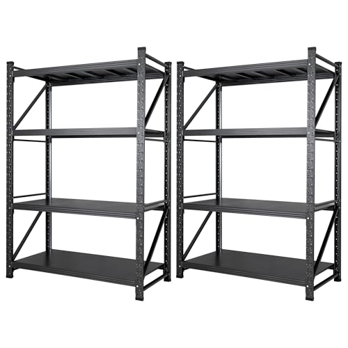 Set of 2 Metal Storage Shelves (2 Count)