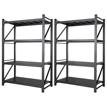 Set of 2 Metal Storage Shelves (2 Count)