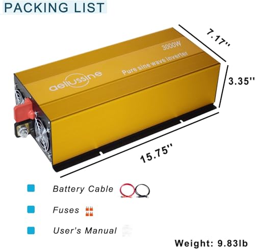 3000W Pure Sine Wave Inverter