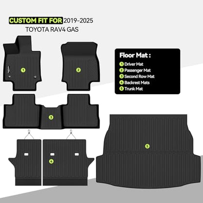 All Weather TPE Floor Mat Set for 2019