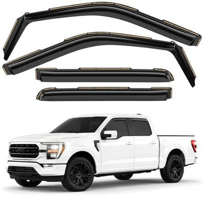 Window Deflectors Smoke Tinted in