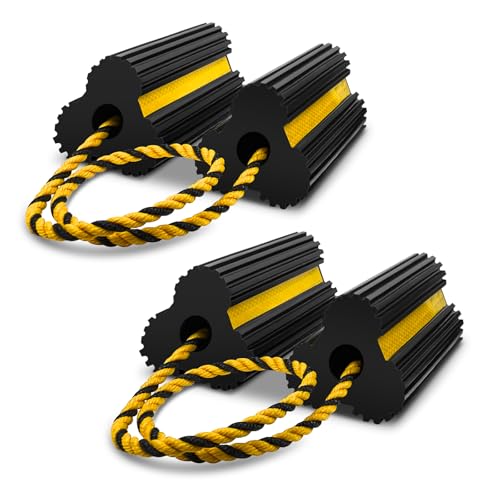2 Pairs Wheel Chocks Heavy