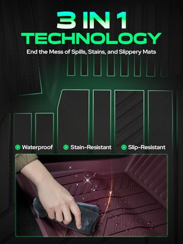 Automotive Floor Mats for Tesla Model Y Juniper 2025 2026 (6 Count)