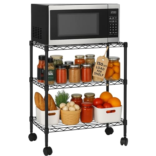 3 Tier Wire Shelving Unit Storage Rack