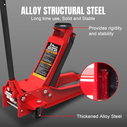 3 Ton Low Profile Hydraulic Floor Jack