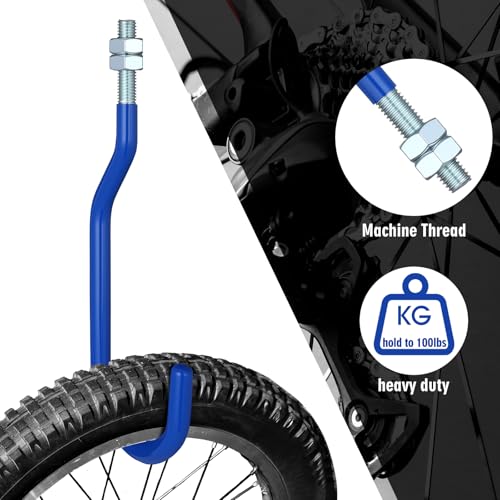 4 Pcs Machine Thread Bicycle Storage Hook (4 Count)