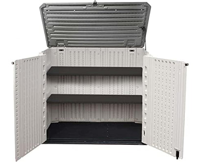 Metal Laminate Shelving for 26 Cu.ft Horizontal Storage Shed