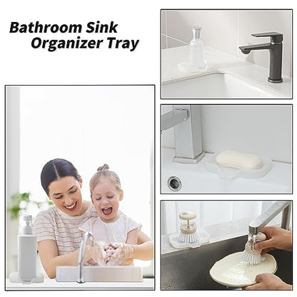 Silicone Soap Dish with Drain Spout