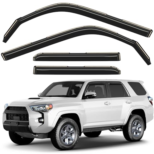 Window Deflectors Smoke Tinted in (4 Count)