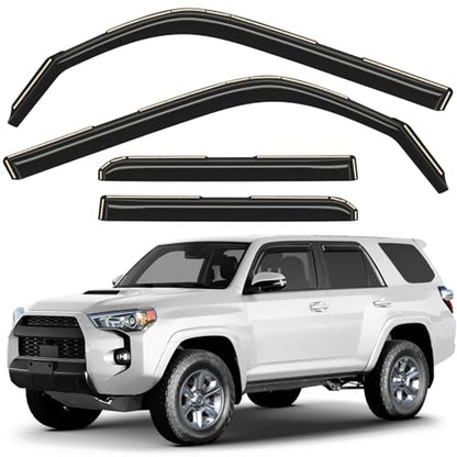 Window Deflectors Smoke Tinted in (4 Count)