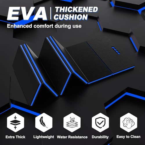 Thick Mechanic Mat Foldable EVA Kneeling Pad with Magnetic Tool Slot