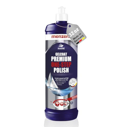 Premium One Step Gelcoat Polish 32 oz I Boat & Caravan Polish (32 Fl Oz)