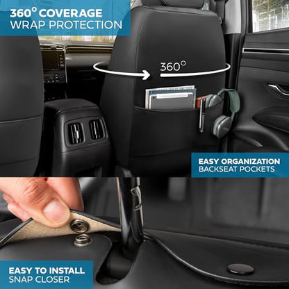 Elite Edition Faux Leather Seat Covers for Cars