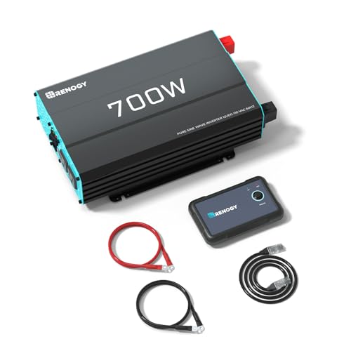 P2 700W Pure Sine Wave Inverter 12V DC to 120V AC for RV Truck Home