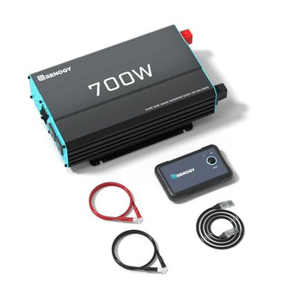 P2 700W Pure Sine Wave Inverter 12V DC to 120V AC for RV Truck Home