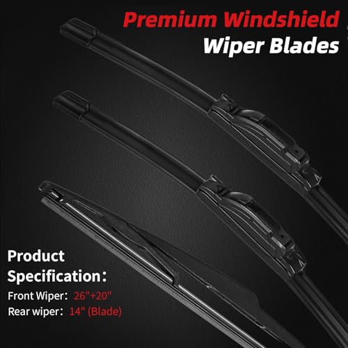 Windshield Wiper Blades Replacement for Ford Edge 2007