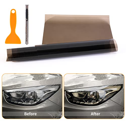 Smoked Tint Film for Car Headlight Taillight (2 Count)