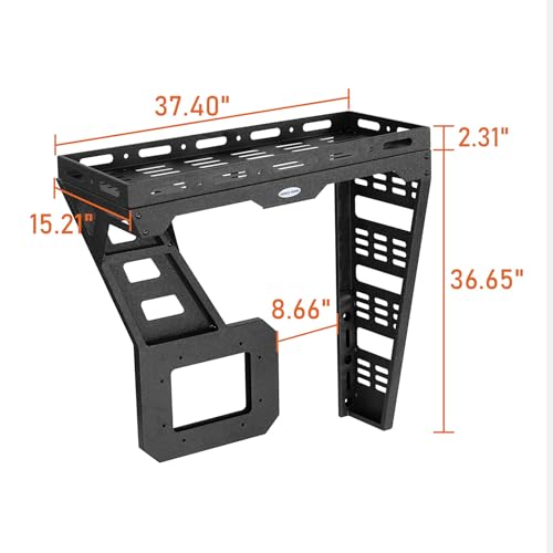 JK Spare Tire Cargo Basket Rack for 2007