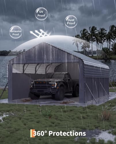 12x20x9 ft Metal Carport