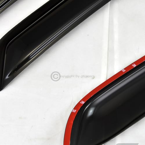 4pcs Front Rear Window Deflector Sun