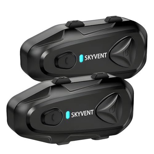 Q4 Motorcycle Bluetooth Communication System Headset Intercom (2 Count)