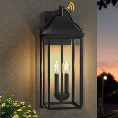 22IN Dusk to Dawn Outdoor Wall Sconce