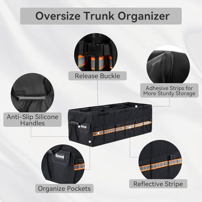 Car Trunk Organizer with Lid