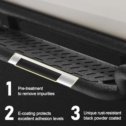 Running Boards Compatible with Vehicle 2024 (2 Count)