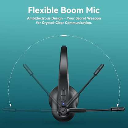 Bluetooth Headset with USB Dongle for Computer