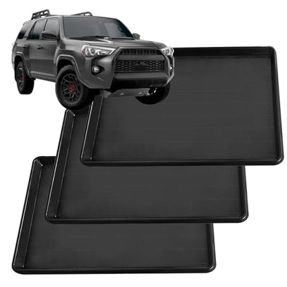 3Pcs Auto Oil Drip Pan Extra Large Oil Drip Pan for Under Car